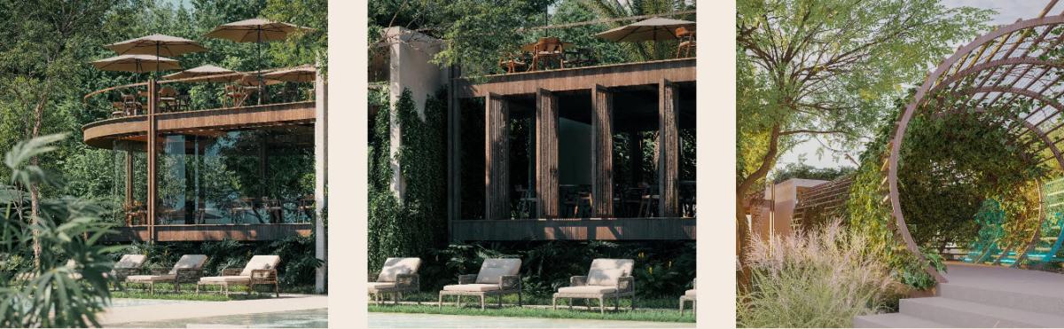 Beach club projection 1